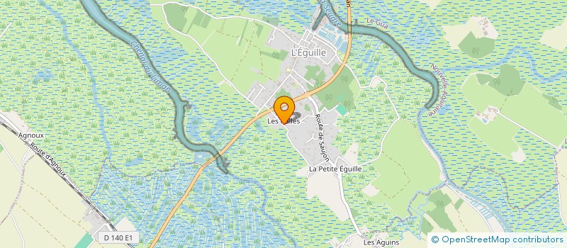 localisation de l'entreprise ARCHIPEL  L'EGUILLE