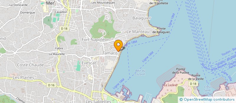 localisation de l'entreprise ARCHIPEL à LA SEYNE-SUR-MER