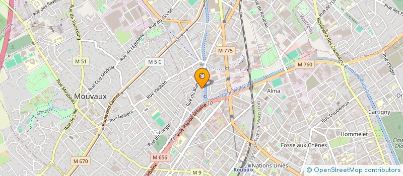localisation de l'entreprise ARCHIPEL à TOURCOING