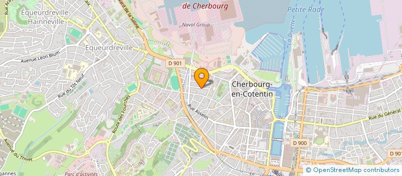 localisation de l'entreprise ARCHIPEL  CHERBOURG-EN-COTENTIN