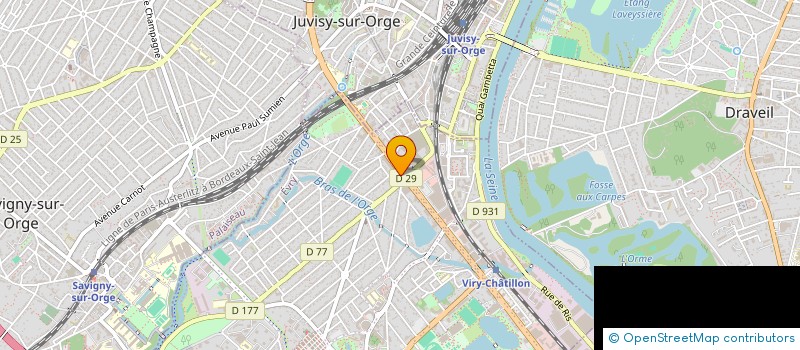localisation de l'entreprise ARCHIPEL AUTOS à VIRY-CHATILLON