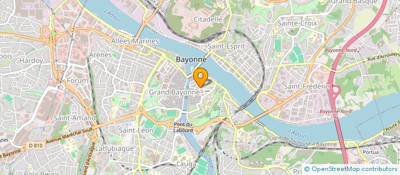 localisation de l'entreprise ARCHIPEL BAYONNE à BAYONNE