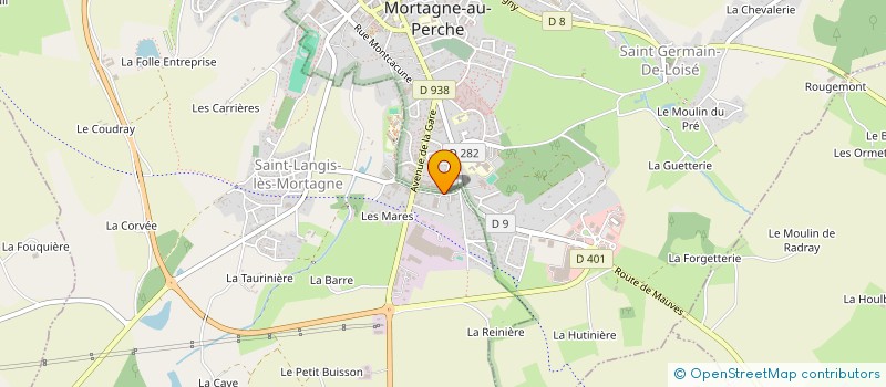 localisation de l'entreprise ARCHIPEL CREATIONS à SAINT-LANGIS-LES-MORTAGNE