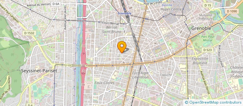 localisation de l'entreprise ARCHIPEL ESPIE CHEAIB ARCHITECTES DPLG à GRENOBLE