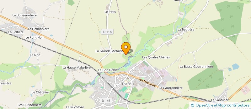 localisation de l'entreprise ARCHIPEL ET COMPAGNIE  SAINT-LUMINE-DE-CLISSON