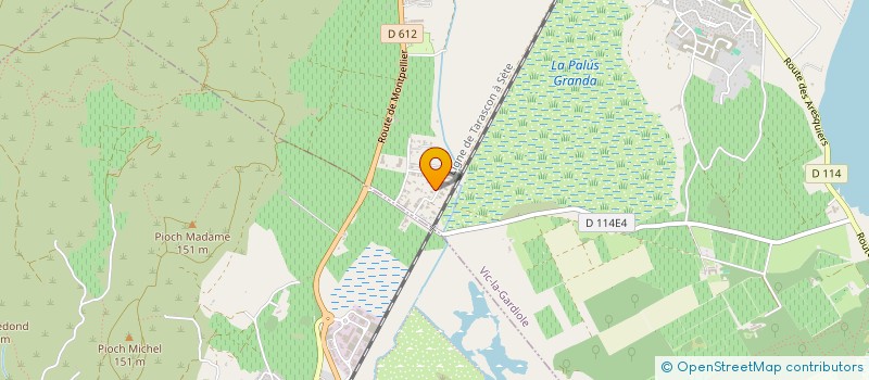 localisation de l'entreprise ARCHIPEL HOLDING  VIC-LA-GARDIOLE