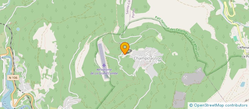 localisation de l'entreprise ARCHIPEL NOMADE  LA GRAND-COMBE