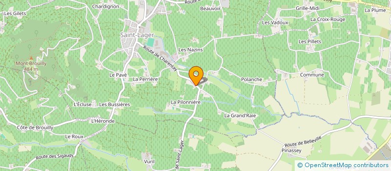 localisation de l'entreprise ARCHIPEL PISCINE  SAINT-LAGER