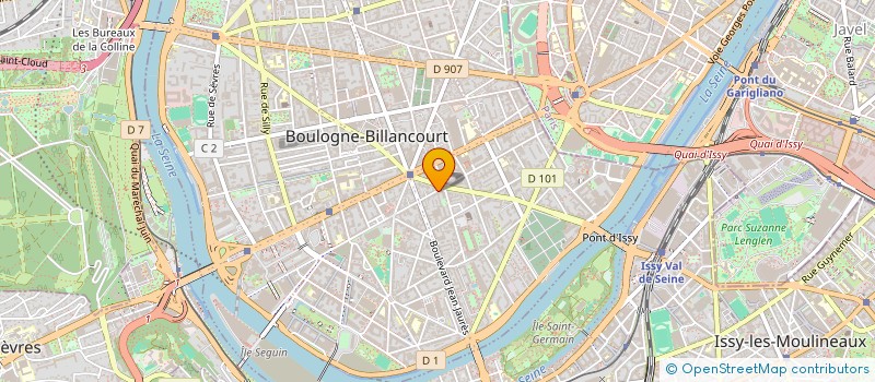 localisation de l'entreprise ARCHIPEL SANTE à BOULOGNE-BILLANCOURT