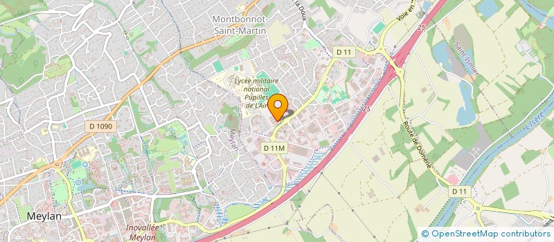 localisation de l'entreprise ARCHIPEL SOCIETE SAVANTE  MONTBONNOT-SAINT-MARTIN