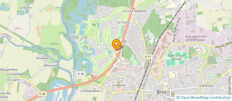 localisation de l'entreprise ARCHIPELS  BRUZ