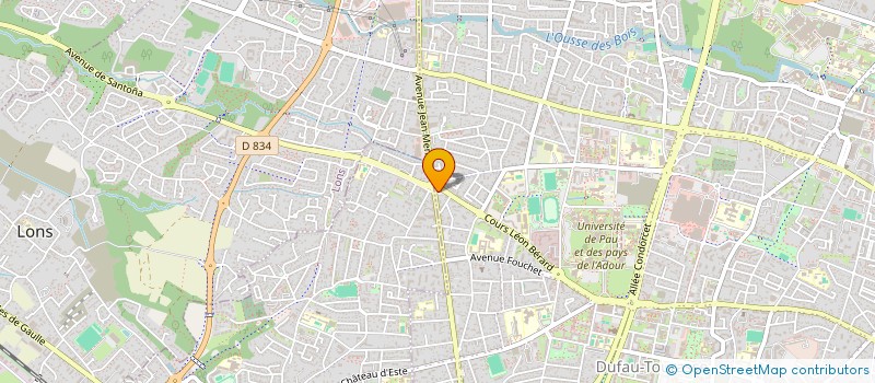 localisation de l'entreprise ARCHIPOLE à PAU