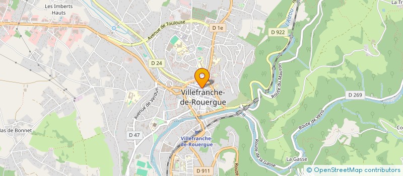 localisation de l'entreprise ARCHIPOT à VILLEFRANCHE-DE-ROUERGUE