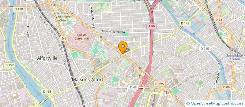 localisation de l'entreprise ARCHIPROF à MAISONS-ALFORT