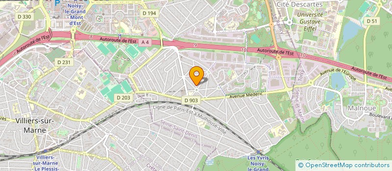 localisation de l'entreprise ARCHIRENOV  NOISY-LE-GRAND