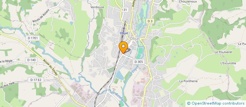 localisation de l'entreprise ARCHISEN  OBJAT