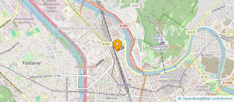 localisation de l'entreprise ARCHISIL à GRENOBLE