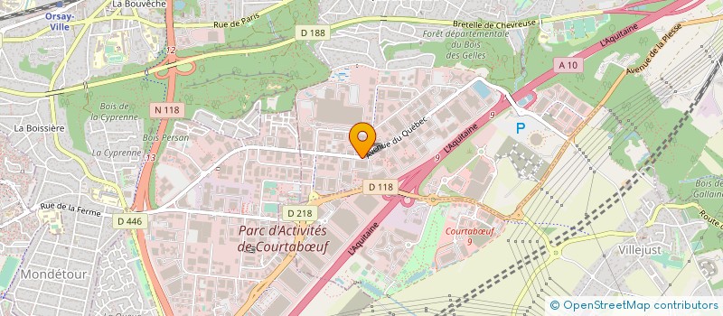 localisation de l'entreprise ARCHIT CABLAGE TELEINFORM IMMOTIQU VIDEO à VILLEBON-SUR-YVETTE