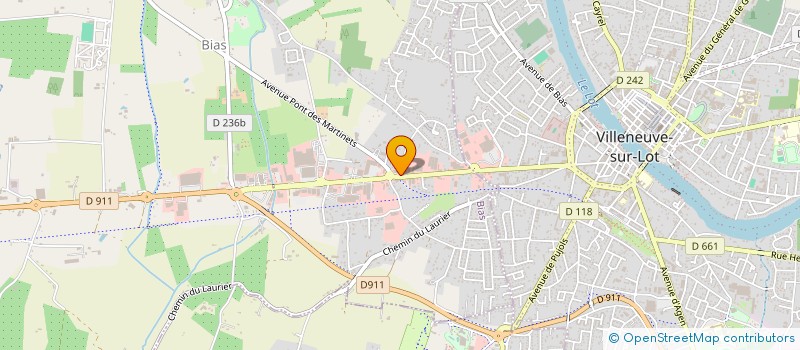 localisation de l'entreprise ARCHIT'EM à BIAS