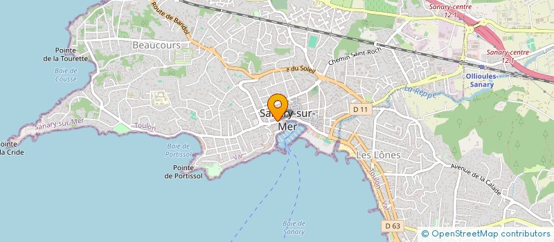 localisation de l'entreprise ARCHITEC à SANARY-SUR-MER