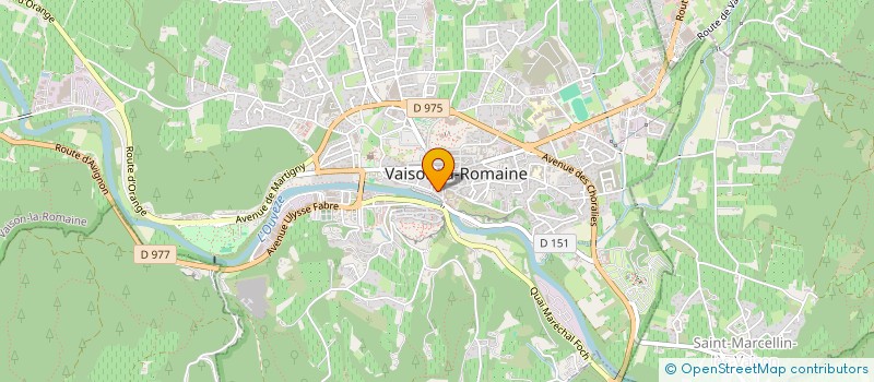 localisation de l'entreprise ARCHITEC CONCEP TECHN IMMOB NOUVE GENERA à VAISON-LA-ROMAINE