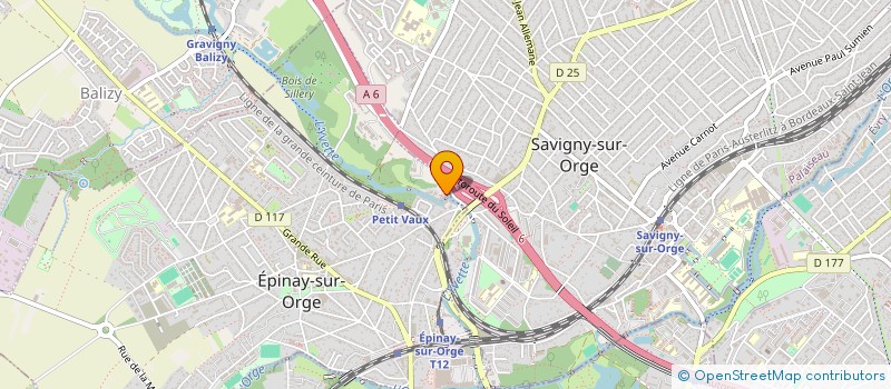 localisation de l'entreprise ARCHITECH à EPINAY-SUR-ORGE