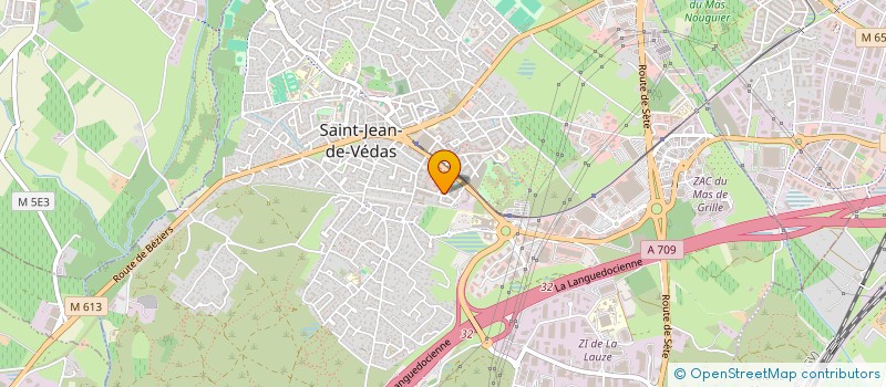 localisation de l'entreprise ARCHITECH CONSULTING  SAINT-JEAN-DE-VEDAS