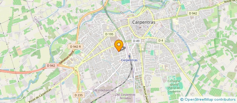 localisation de l'entreprise ARCHITECH GROUP SASU à CARPENTRAS