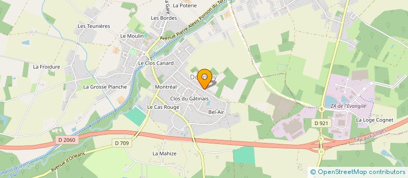 localisation de l'entreprise ARCHITECH.ME à DONNERY