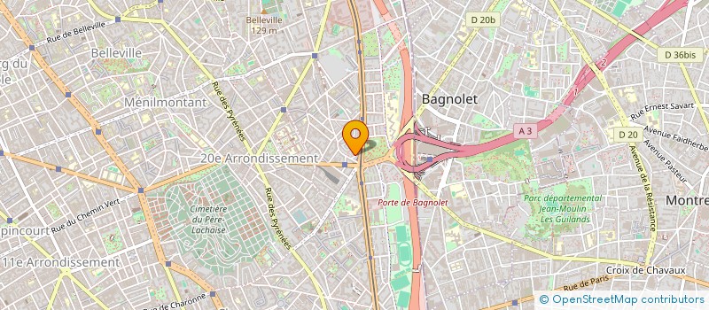 localisation de l'entreprise ARCHITECH- STUDIO  PARIS