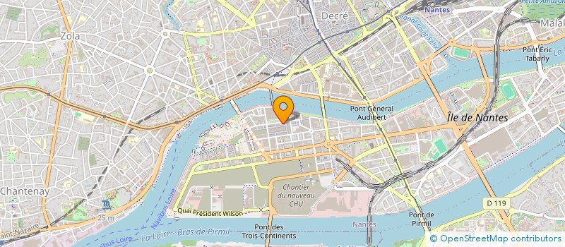 localisation de l'entreprise ARCHITECT CDE PUB OBS REG PAYS LOIRE à NANTES