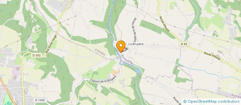 localisation de l'entreprise ARCHITECTE ARTISAN  ROMAGNIEU