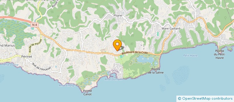 localisation de l'entreprise ARCHITECTE CELINE LATASTE  LE GOSIER