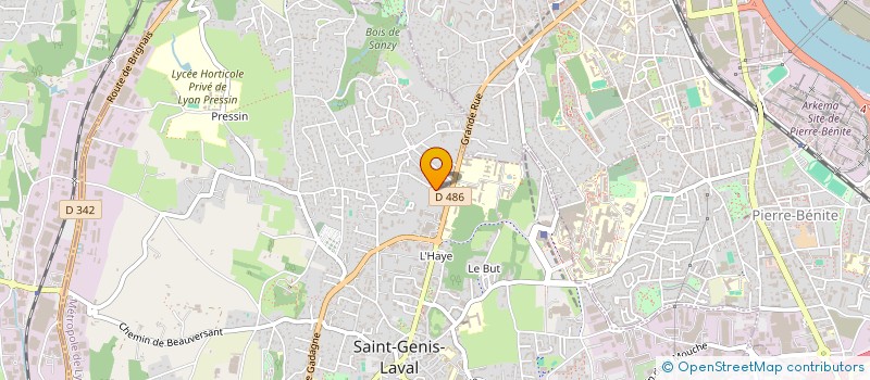 localisation de l'entreprise ARCHITECTES DU PATRIMOINE & PLUS ASSOCIES - APPA à SAINT-GENIS-LAVAL