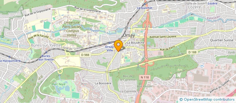 localisation de l'entreprise ARCHITECTES INFORMATIQUES AGILES à ORSAY