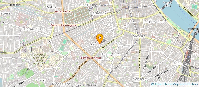 localisation de l'entreprise ARCHITECTES MAITRES D OEUVRE  BORDEAUX