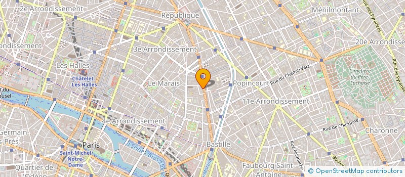 localisation de l'entreprise ARCHITECTEURS ASSOCIES à PARIS