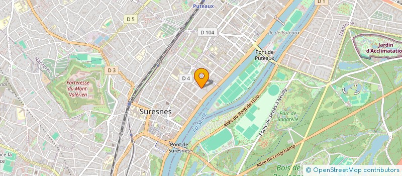localisation de l'entreprise ARCHITECTONIA à SURESNES