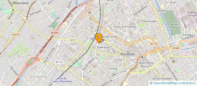 localisation de l'entreprise ARCHITECTURAL DESIGN à ROUBAIX
