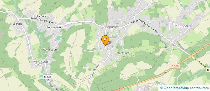 localisation de l'entreprise ARCHITECTURE - AUTREMENT  CINQUEUX