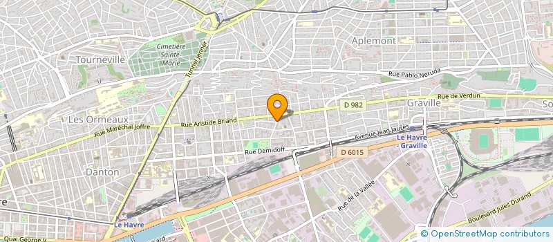 localisation de l'entreprise ARCHITECTURE BAS NORMANDE à LE HAVRE