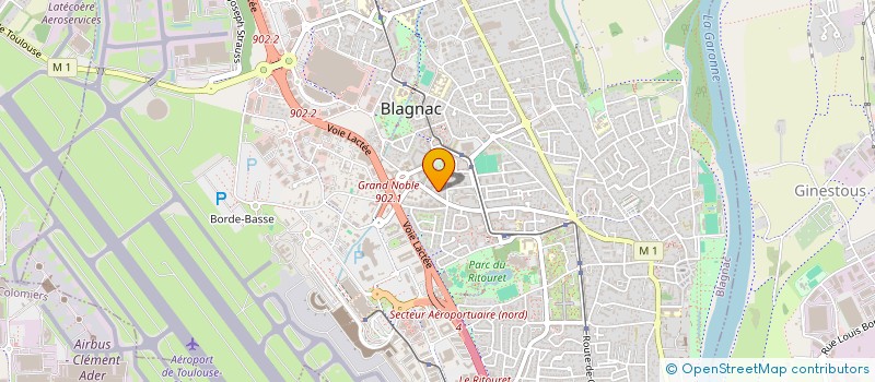 localisation de l'entreprise ARCHITECTURE BATIMENT CONSTRUCTION  BLAGNAC