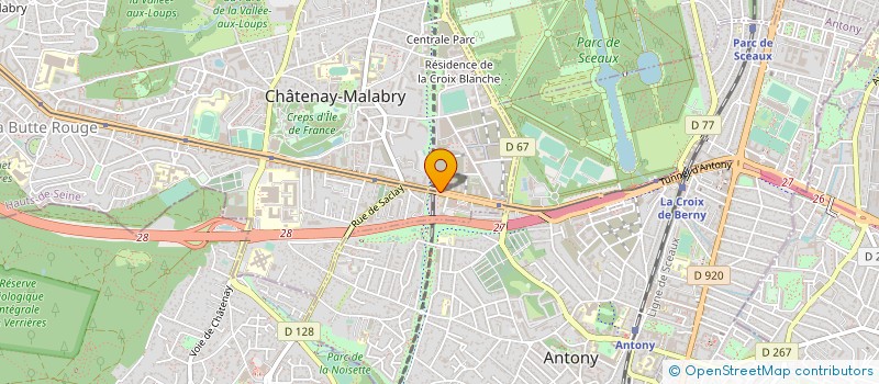 localisation de l'entreprise ARCHITECTURE COORDINATION ET GESTION à CHATENAY-MALABRY