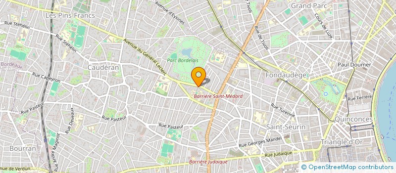 localisation de l'entreprise ARCHITECTURE DESIGN à BORDEAUX