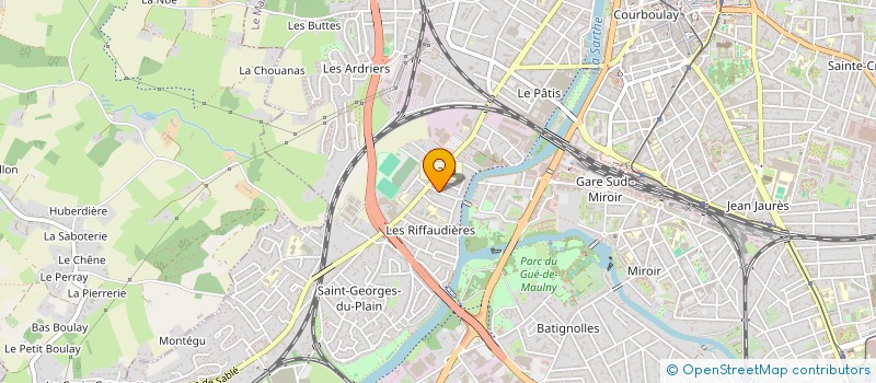 localisation de l'entreprise ARCHITECTURE DIVERSITE NATURELLE PAR ABREVIATION ADN  LE MANS