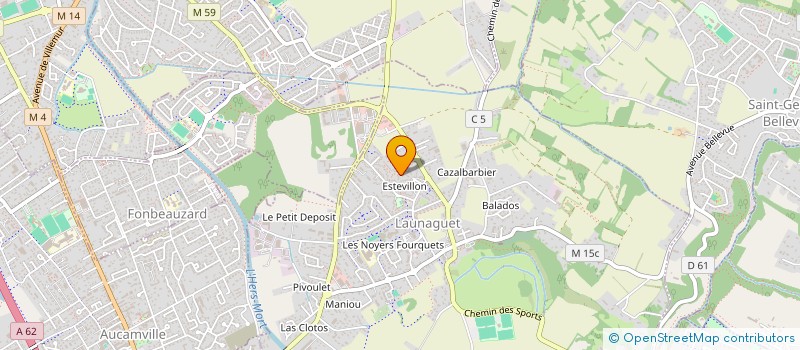 localisation de l'entreprise ARCHITECTURE DU T  LAUNAGUET