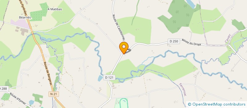 localisation de l'entreprise ARCHITECTURE ET CONSEIL EN BATIMENT  CAHUZAC