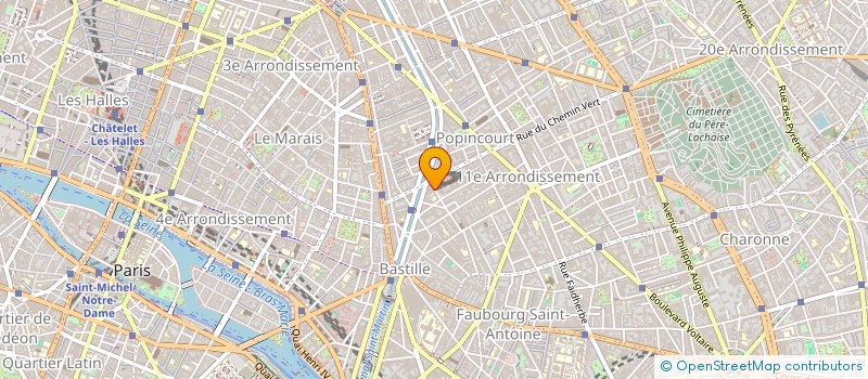 localisation de l'entreprise ARCHITECTURE ET CONSEIL PATRICIA LEBOUCQ  PARIS