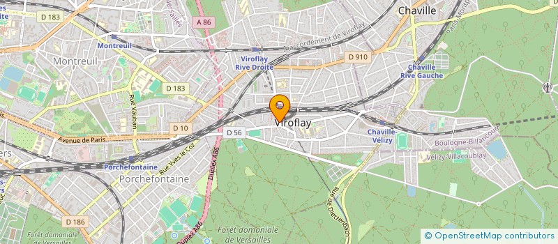 localisation de l'entreprise ARCHITECTURE ET CONSTRUCTION à VIROFLAY
