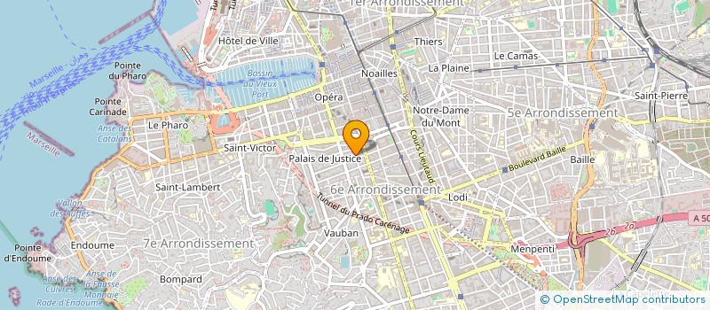 localisation de l'entreprise ARCHITECTURE ET CONSTRUCTION DU PLAN  MARSEILLE